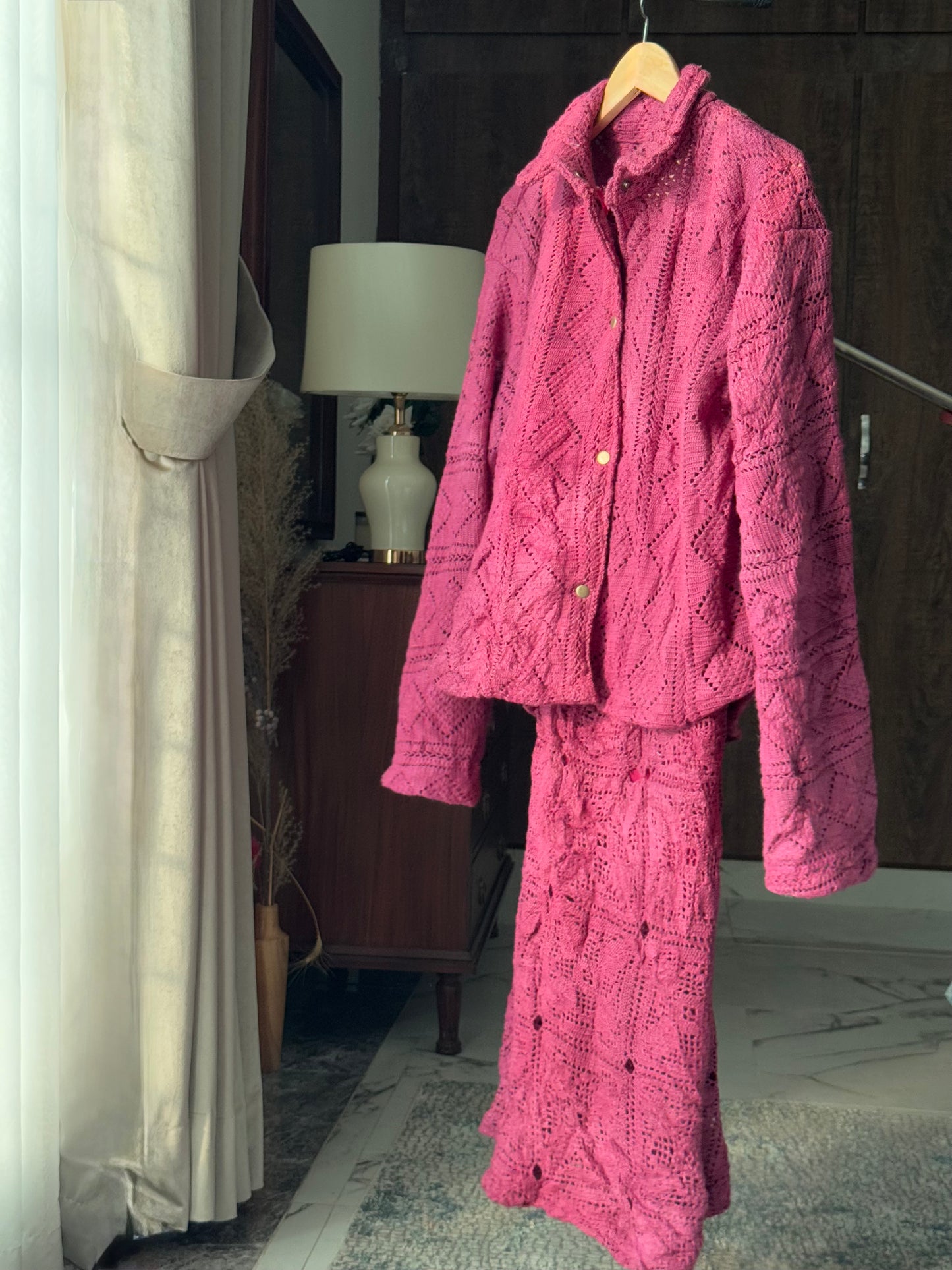 Rue Pant Set - Magenta