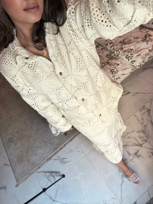 Cleo Skirt Set - Off White