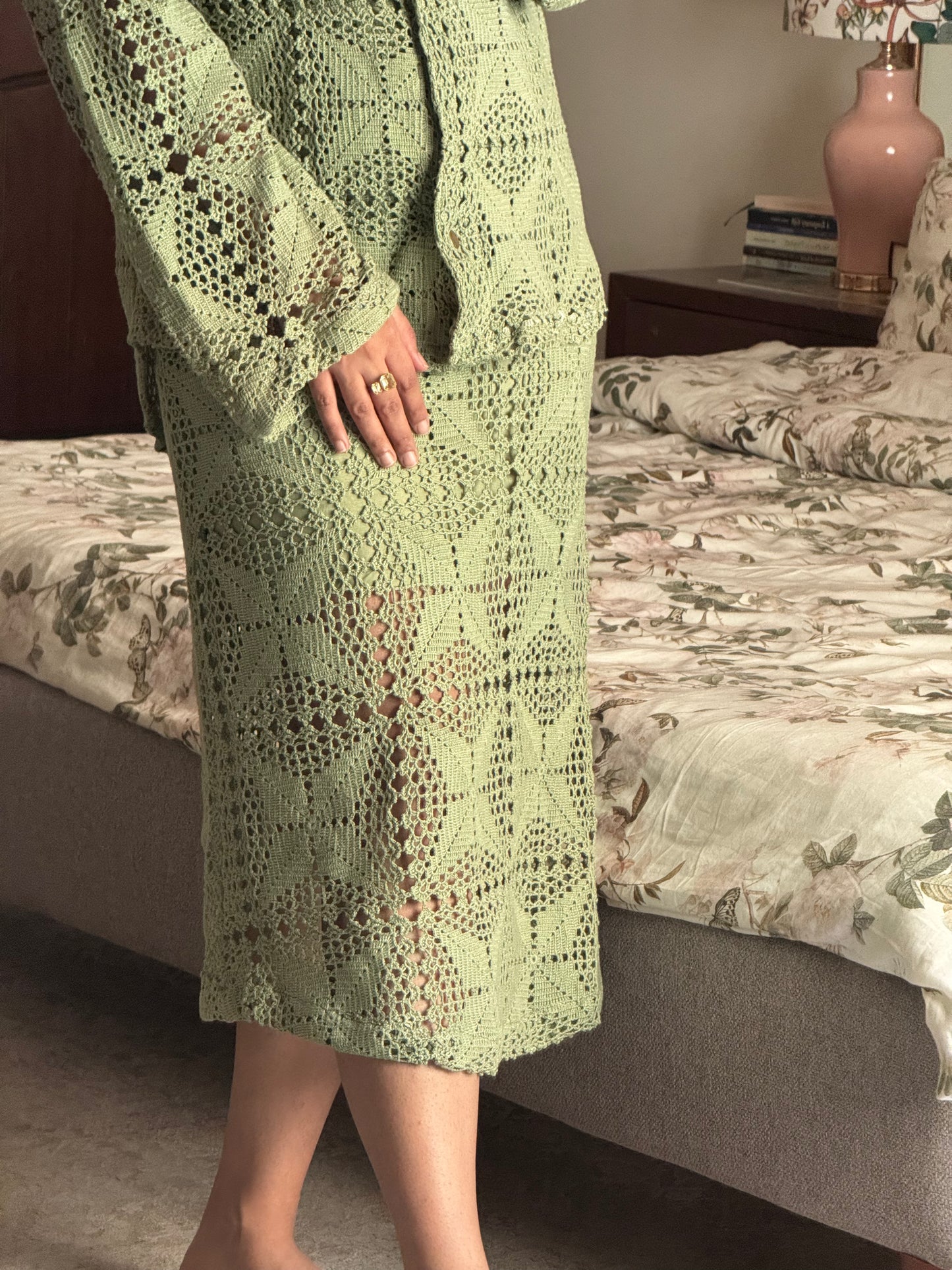 Acai Skirt Set - Mint Green