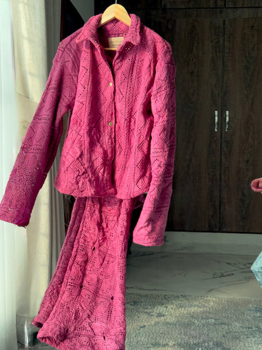 Rue Pant Set - Magenta