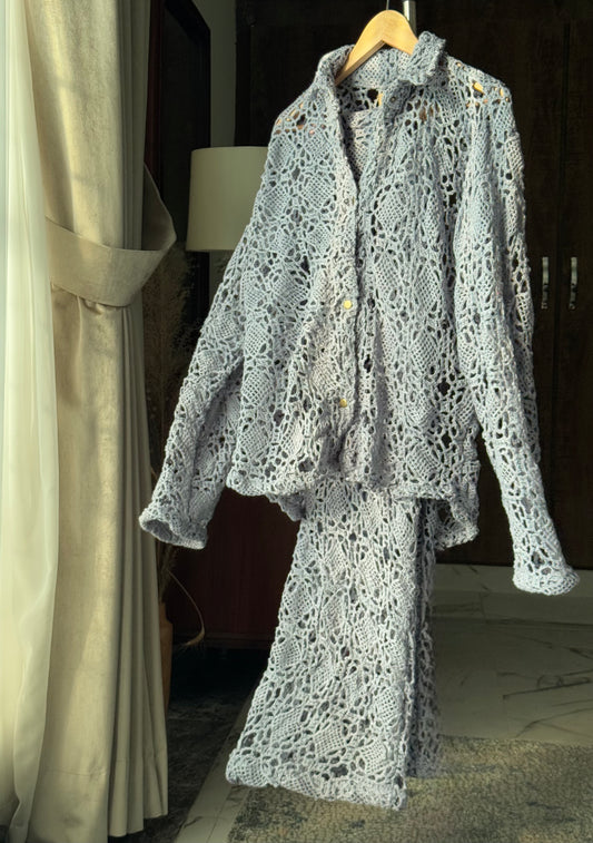 Blair Pant Set - Blue