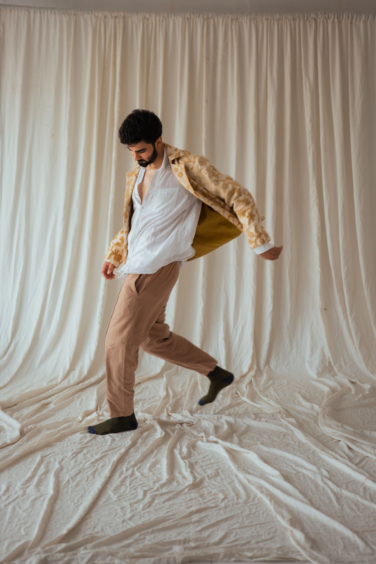 Vintage Embroidered Daily Grind Jacket