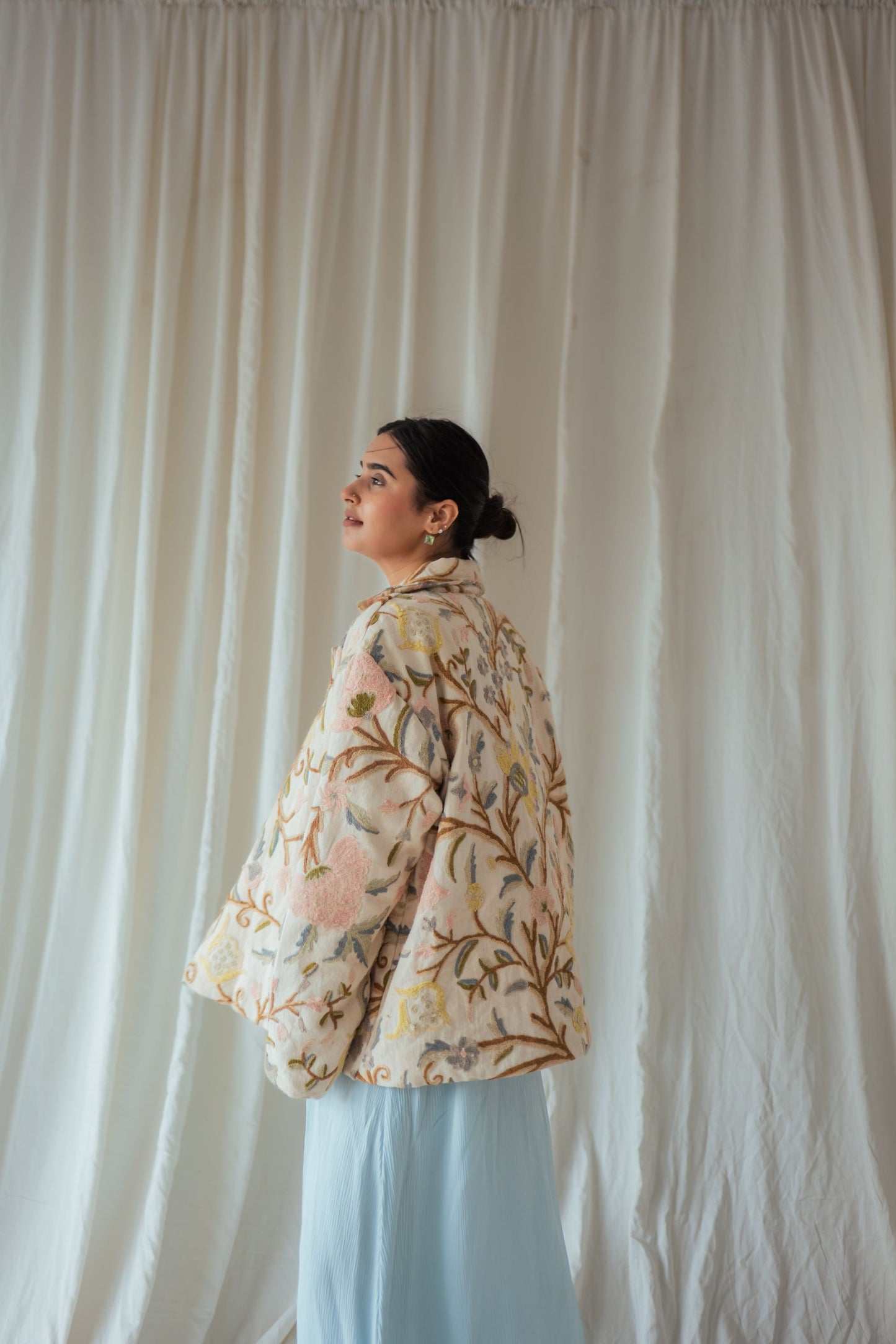 Vintage Embroidered Buttercup Jacket